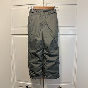 Columbia Boys Ice Slope Ski/Snow Pants Size Boys Small (8) Color Gray